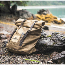 Northcore wax canvas backpack