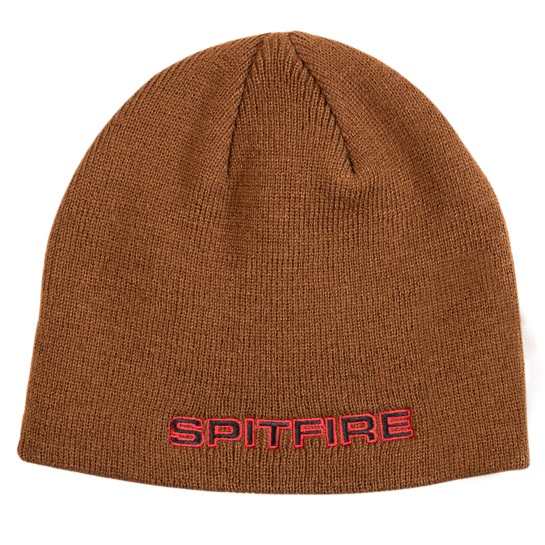 SPITFIRE BEANIE CLASSIC 87 SKULLY BROWN BLACK RED
