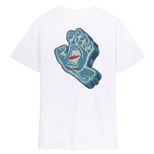 T-SHIRT SANTA CRUZ SCREAMING FOAM HAND WHITE