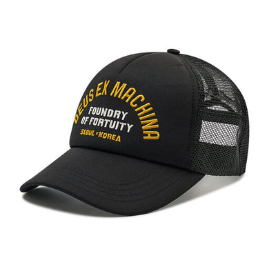 CASQUETTE DEUS EX MACHINA FORTUITY TRUCKER BLACK