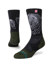 Chaussette Stance hike JIMMY CHIN day job black