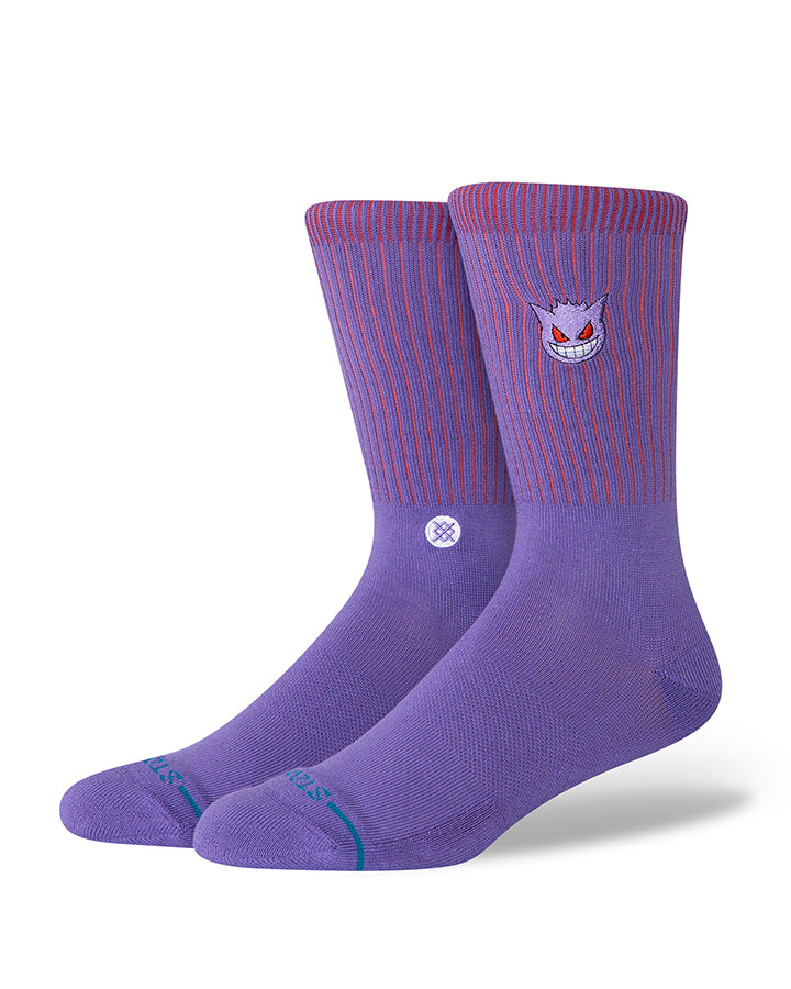Chaussette Stance Pokemon Gengar crew purple