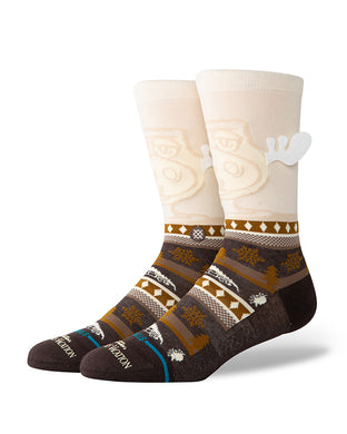 Chaussette Stance Have some eggnog crew dark brown