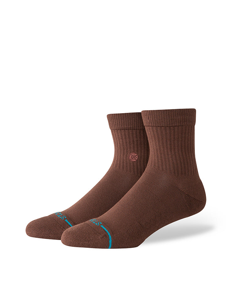 Chaussettes Stance Icon quarter dark brown