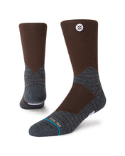 Chaussette Stance performance Icon sport crew brown mid cushion