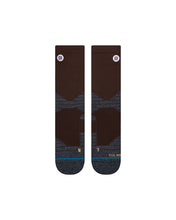 Chaussette Stance performance Icon sport crew brown mid cushion