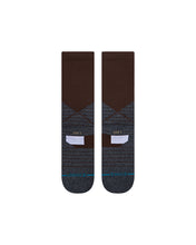 Chaussette Stance performance Icon sport crew brown mid cushion