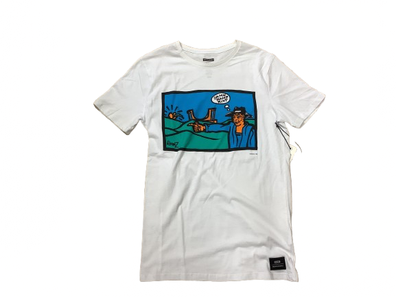 T-Shirt Globe Unemployable Ramp Riot white