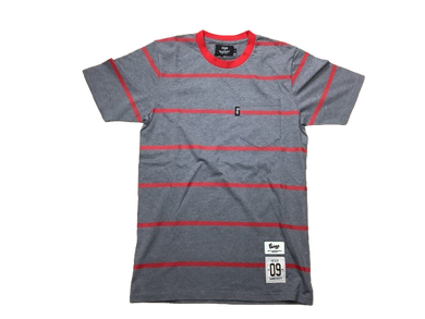 T-Shirt Crime grey Red
