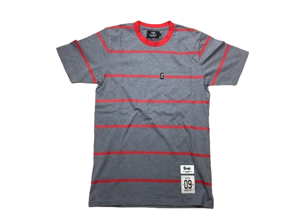 T-Shirt Crime grey Red