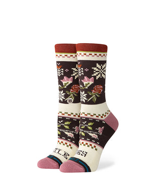 Chaussette Stance mistling toes women dusty rose mid cushion