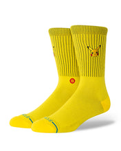 Chaussette Stance Pokemon Pikachu crew yellow