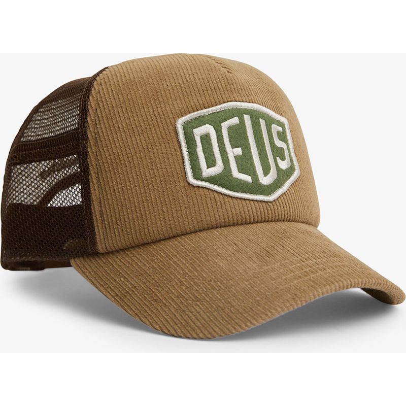 DEUS SHIELD CORD TRUCKER TOBACCO