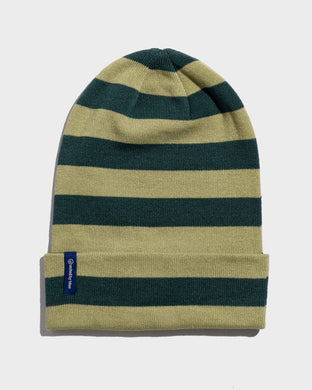 UNITED BY BLUE BEANIE RECYCLED 90'S STRIPE JUNIPER