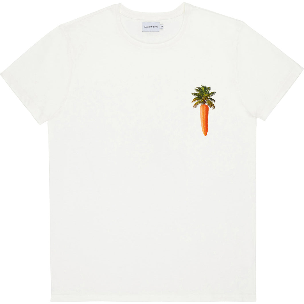 Tee-shirt Bask in the Sun NATURAL PALM CARROT