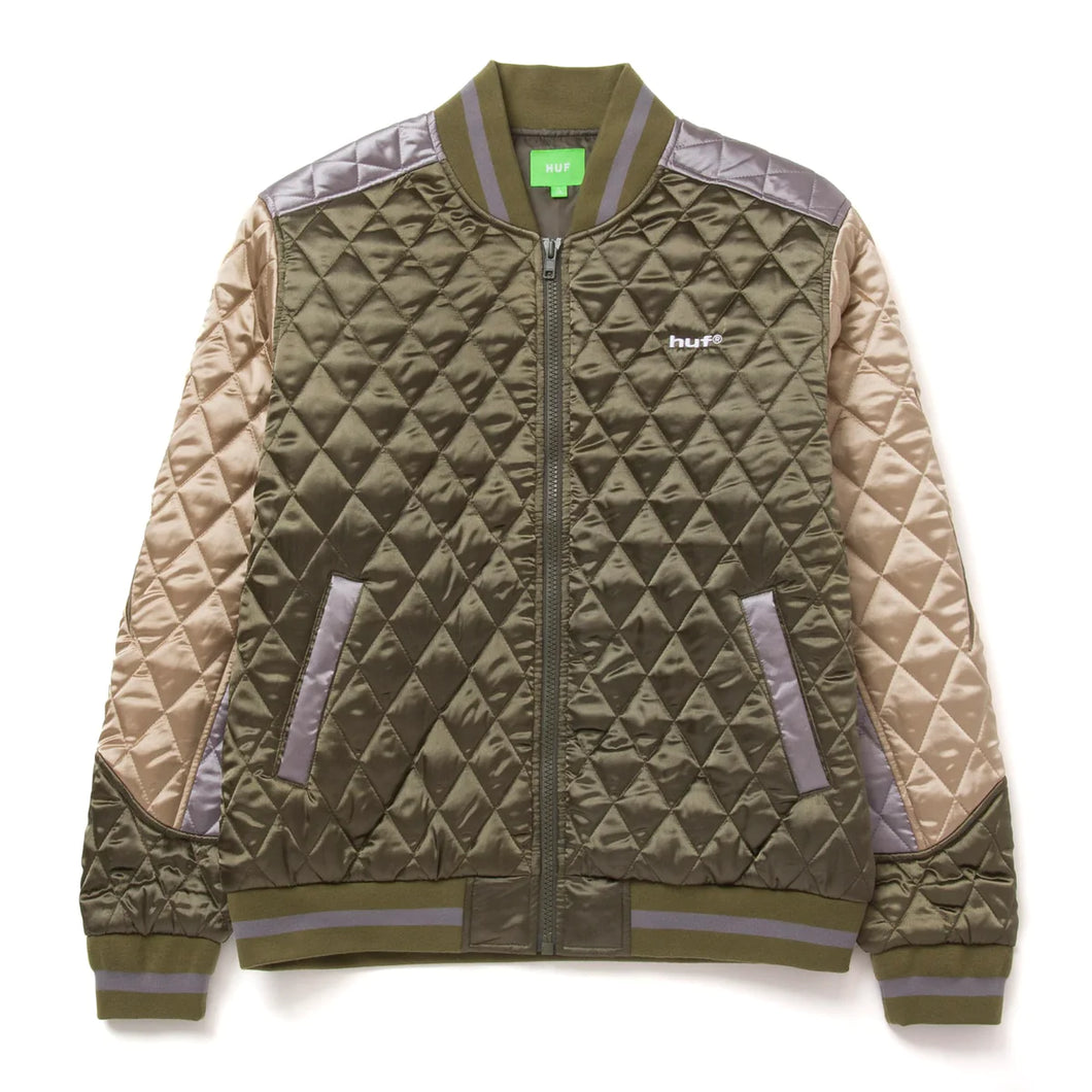 VESTE HUF LIGHTINING BOMBER OLIVE