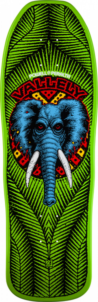 POWELL PERALTA DECK REISSUE VALLELY ELEPHANT LIME 10 X 30.25
