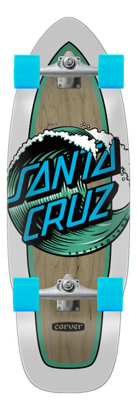 SANTA CRUZ SURFSKATE COMPLET WAVE DOT CUT BACK 9.75 X 29.95