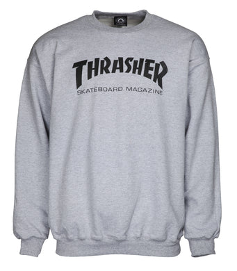 THRASHER SWEAT SKATE MAG Grey / Black