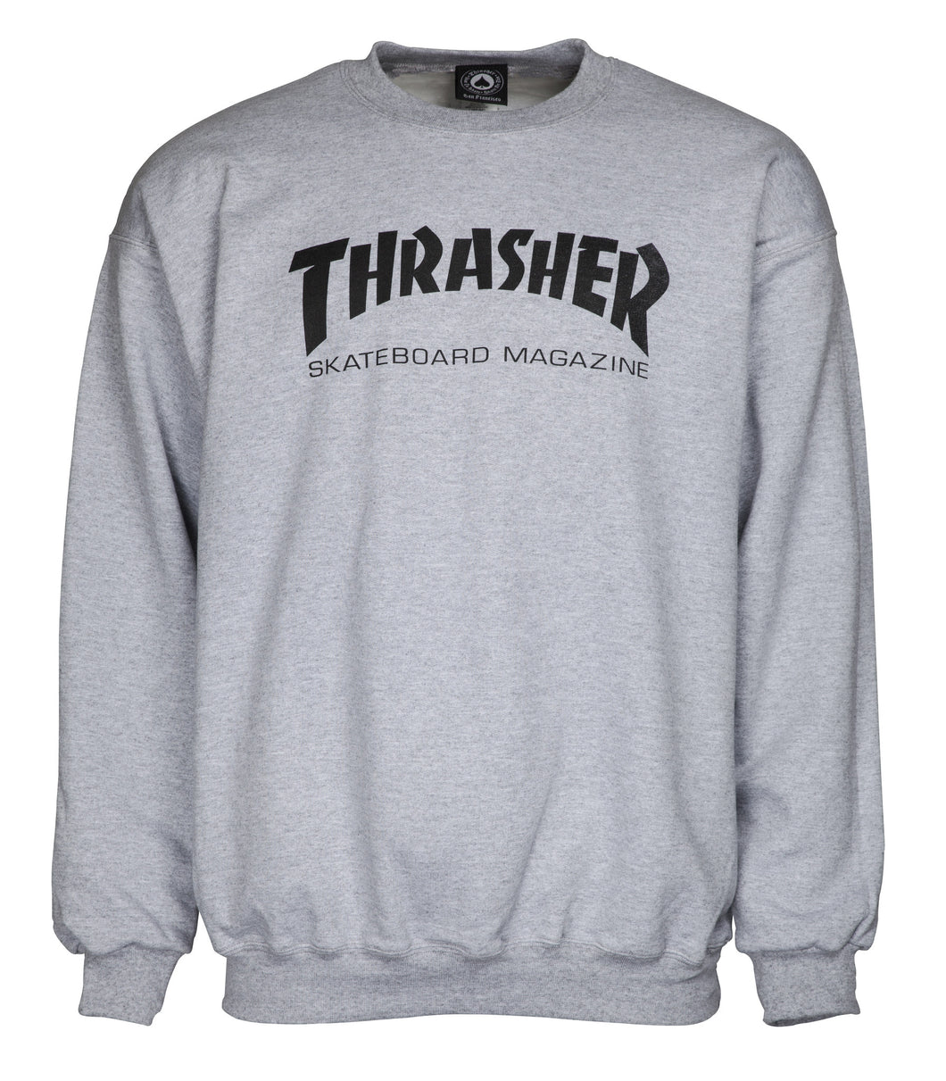 THRASHER SWEAT SKATE MAG Grey / Black