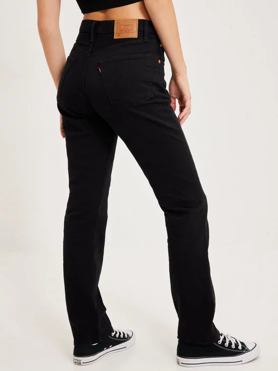 JEANS LEVI S 501 FEMME ORIGINAL CROPPED BLACK SPROUT BROTHER CREW SKATESHOP SEVRES